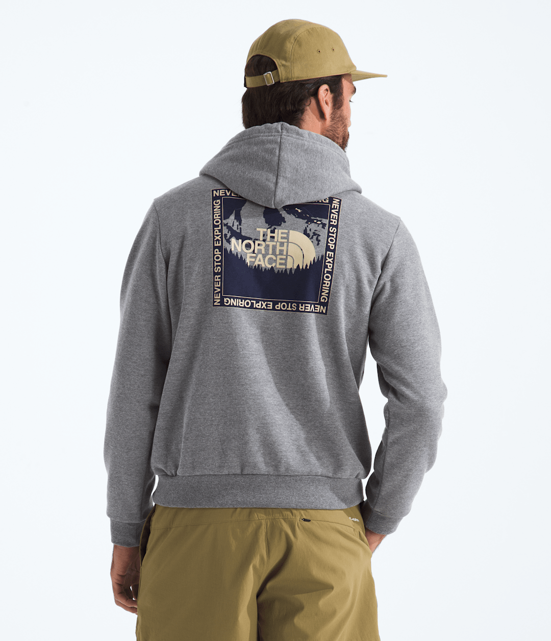 Men’s Stay Exploring Regular Hoodie - TNF Mid Grey Heather