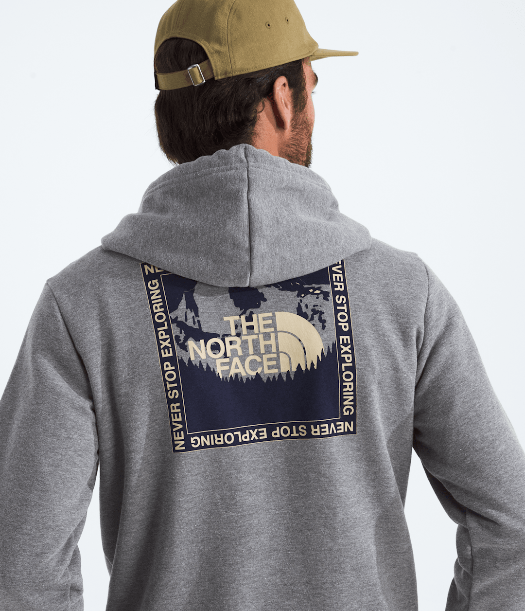 Men’s Stay Exploring Regular Hoodie - TNF Mid Grey Heather