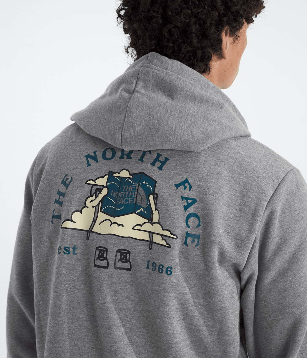 Men’s Evolution Travel-Cloud Hoodie—Graphic - TNF Mid Grey Heather