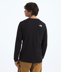 Men’s Long-Sleeve Simple Dome Tee - TNF Black