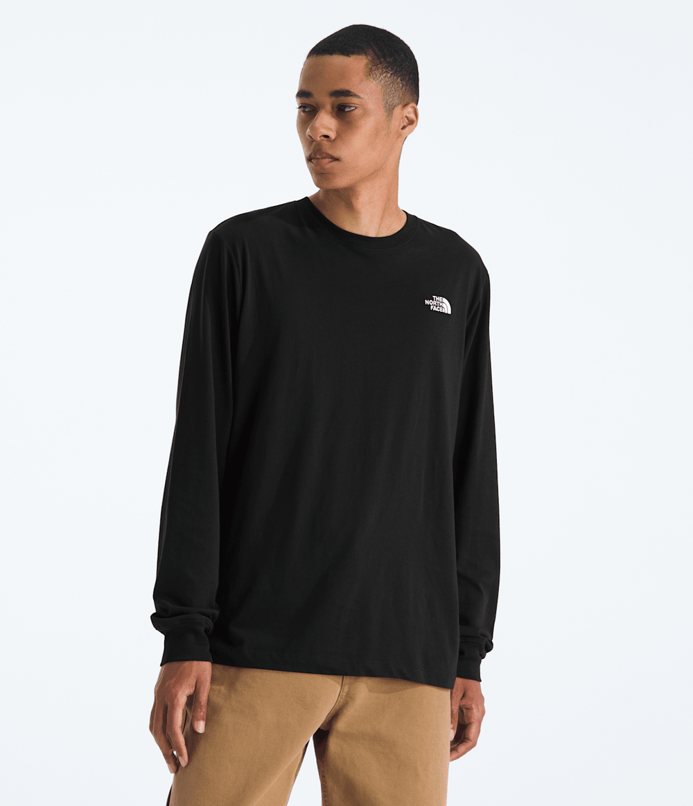 Men’s Evolution Simple Dome Regular Long-Sleeve Tee - TNF Black