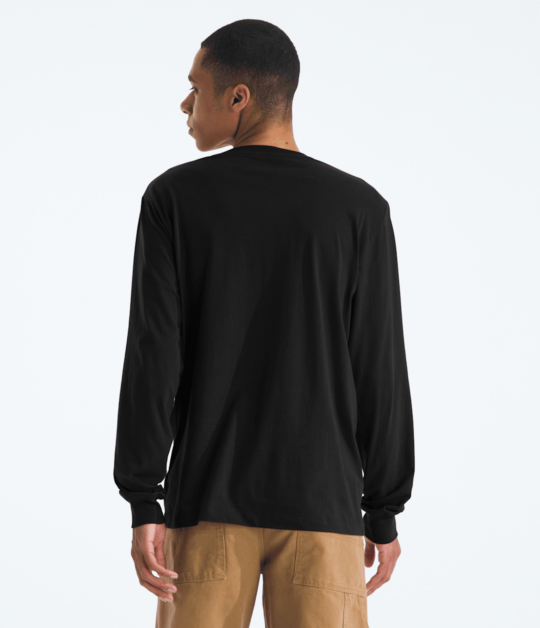 Men’s Evolution Simple Dome Regular Long-Sleeve Tee - TNF Black