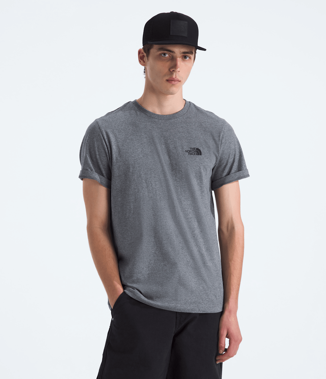 Men’s Short-Sleeve Simple Dome Tee - TNF Medium Grey Heather