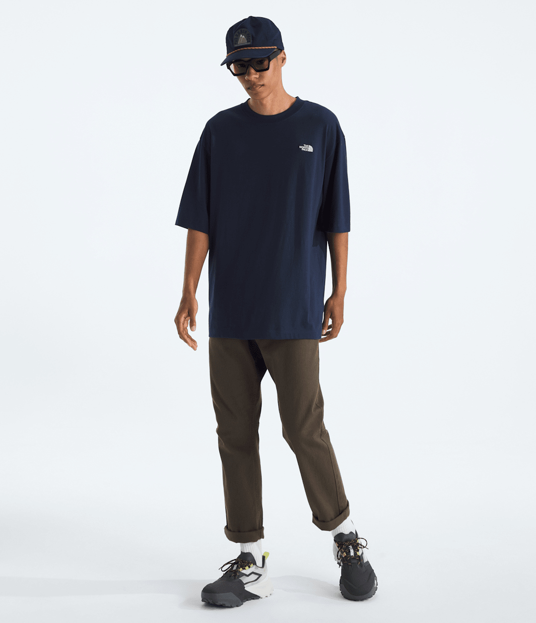 Men’s TNF™ Essential Simple Dome Oversized Short-Sleeve Tee - Summit Navy