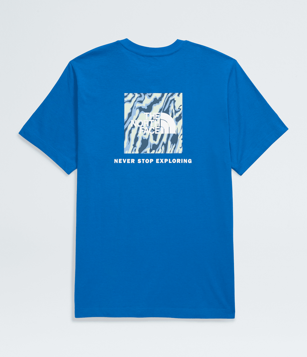 Men’s Short-Sleeve Core Wavy Lines Box NSE Tee - Hero Blue