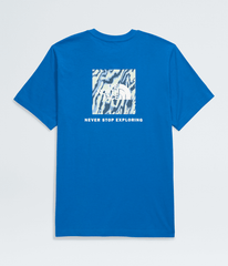 Men’s Short-Sleeve Core Wavy Lines Box NSE Tee - Hero Blue