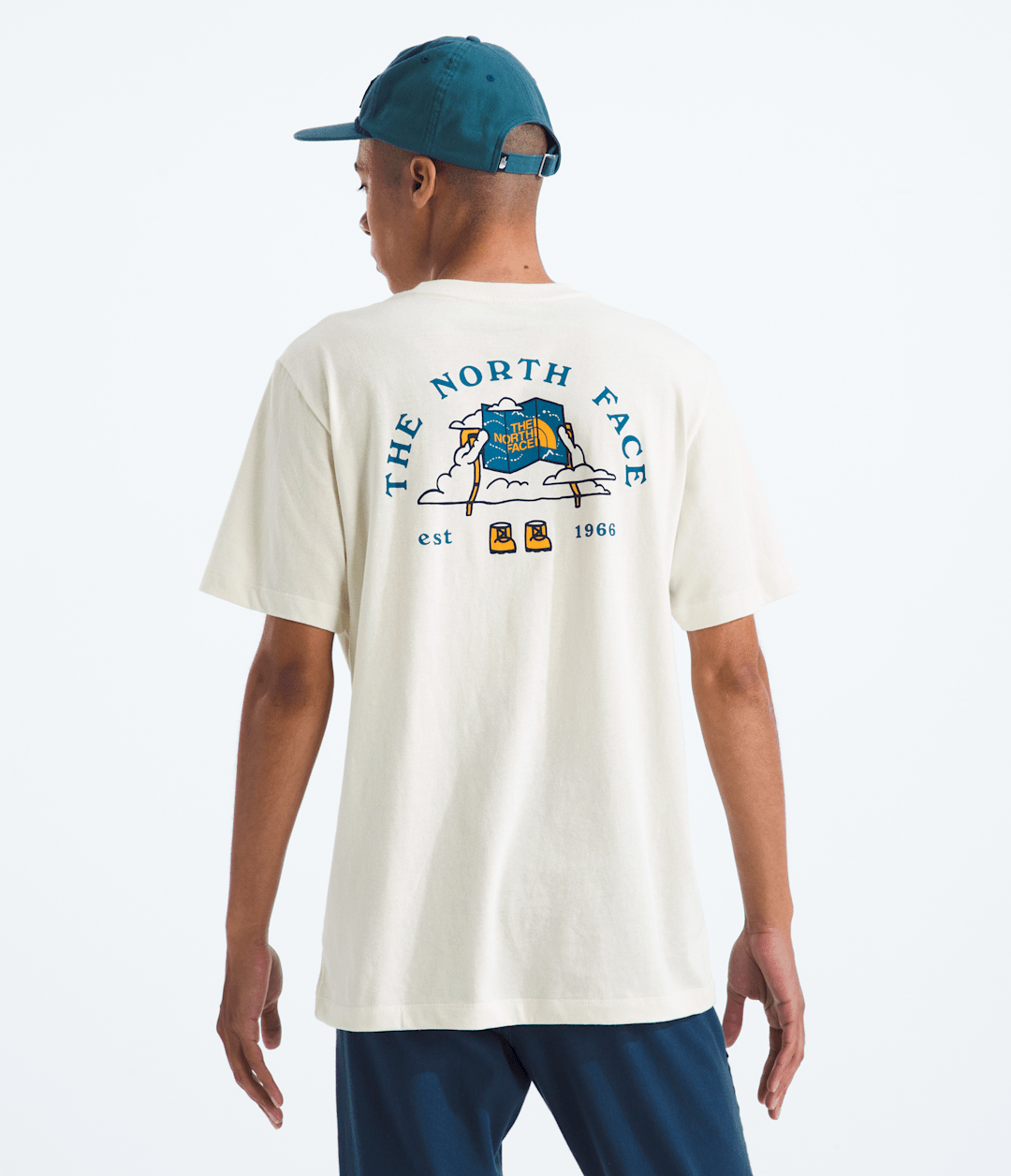 Men’s Evolution Sky Cloud Short-Sleeve Tee—Graphic - White Dune