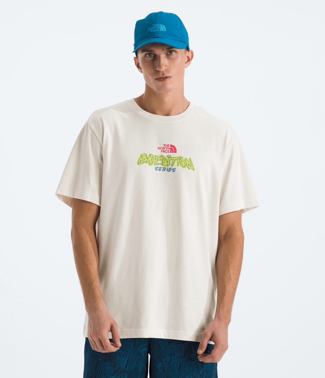 Men’s TNF™ Essential Expedition Series Short-Sleeve Tee—Graphic - White Dune
