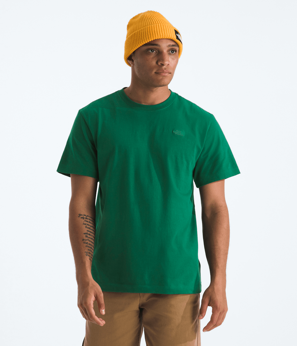 Men’s TNF™ Essential Short-Sleeve Tee - Evergreen/Evergreen