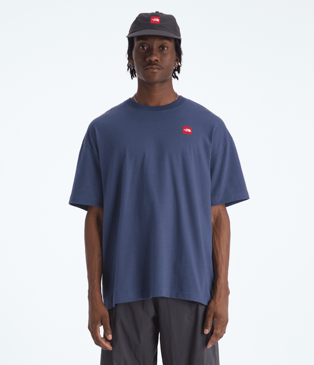 Men’s TNF™ Red Box Short-Sleeve Tee - Lunar Blue