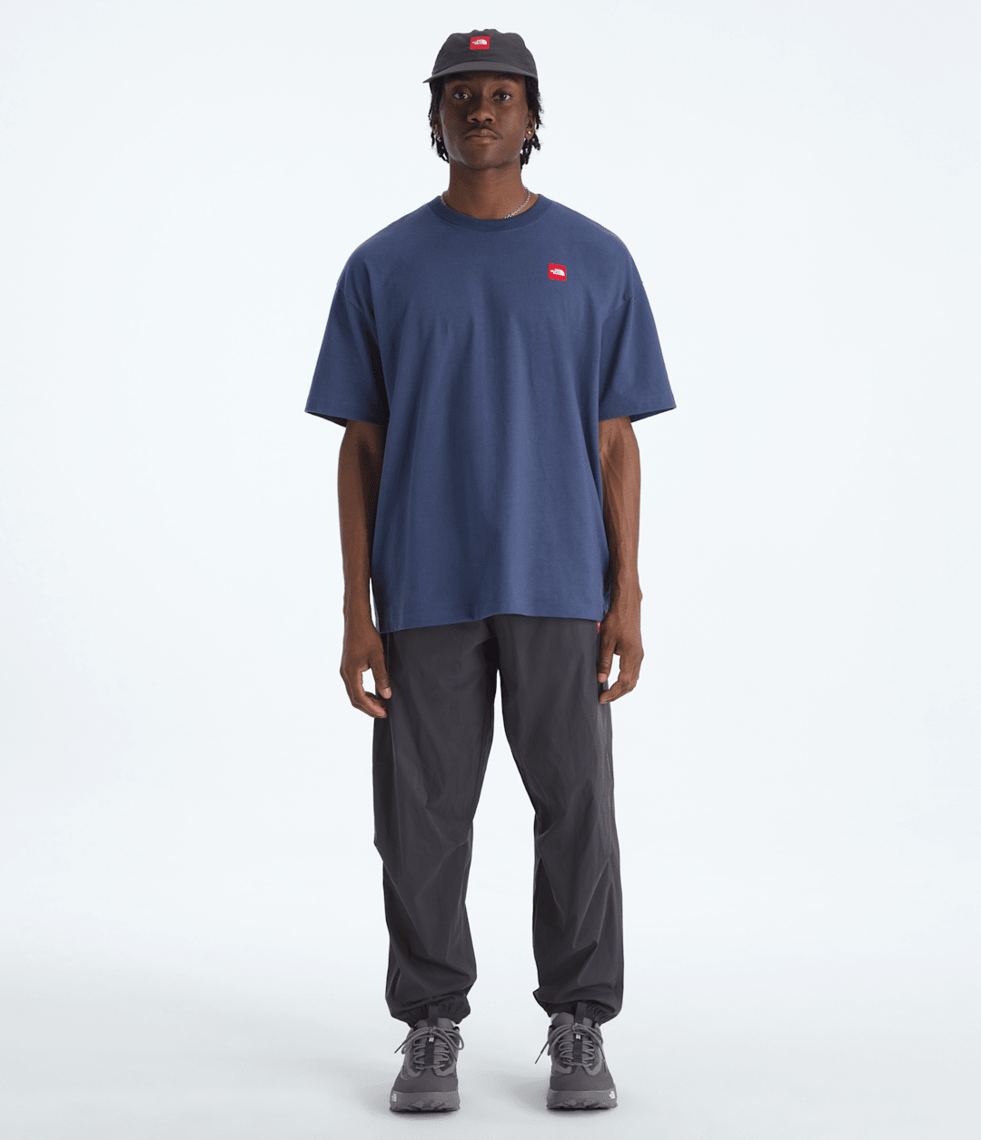 Men’s TNF™ Red Box Short-Sleeve Tee - Lunar Blue
