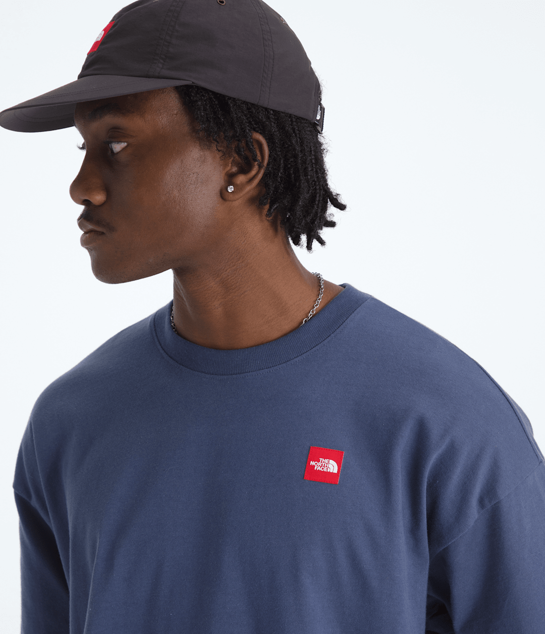 Men’s TNF™ Red Box Short-Sleeve Tee - Lunar Blue
