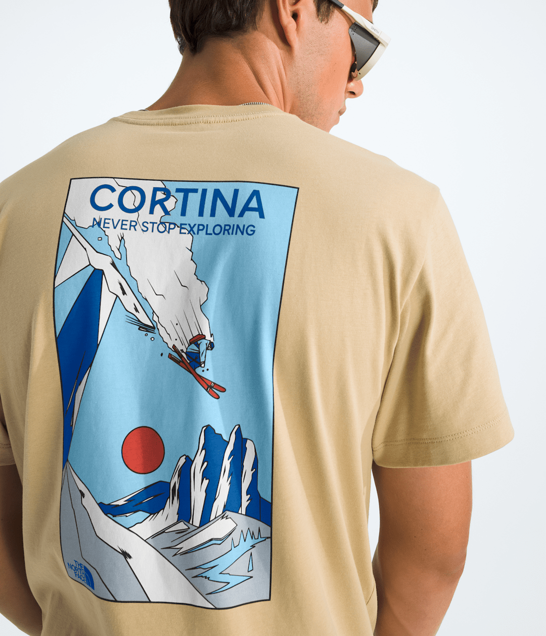Men’s Mountain Celebration Regular Short-Sleeve Tee—Graphic - Khaki Stone