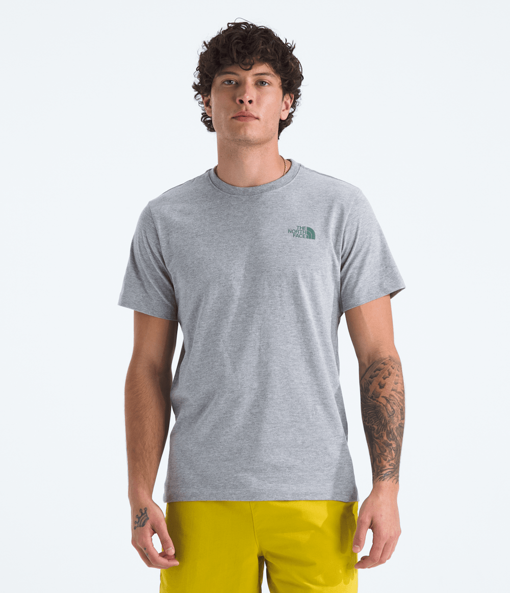 Men's Short Sleeve Core Celebration Box NSE Tee - TNF Pale Grey Heather
