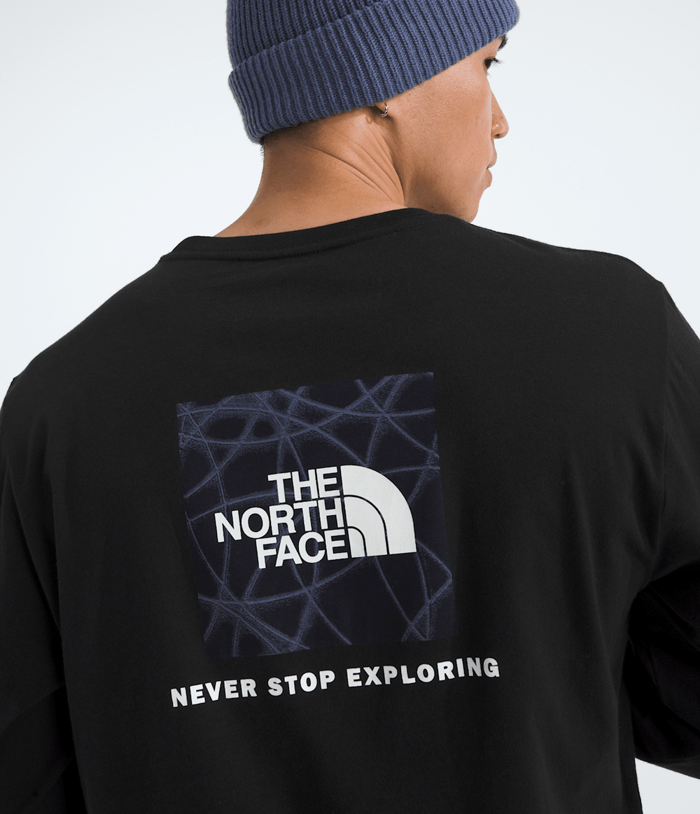 Men’s Evolution Sun Halos Box NSE Long-Sleeve Tee—Graphic - TNF Black