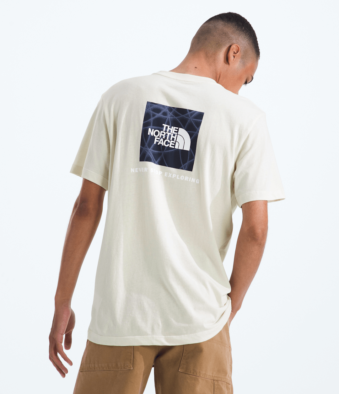 Men’s Evolution Sun Halos Box NSE Short-Sleeve Tee—Graphic - White Dune