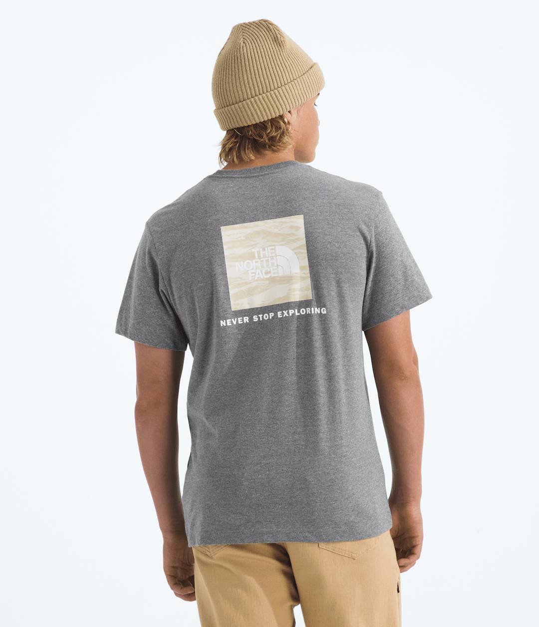 Men’s Evolution Edge Of Light Box NSE Short-Sleeve Tee—Graphic - TNF Mid Grey Heather
