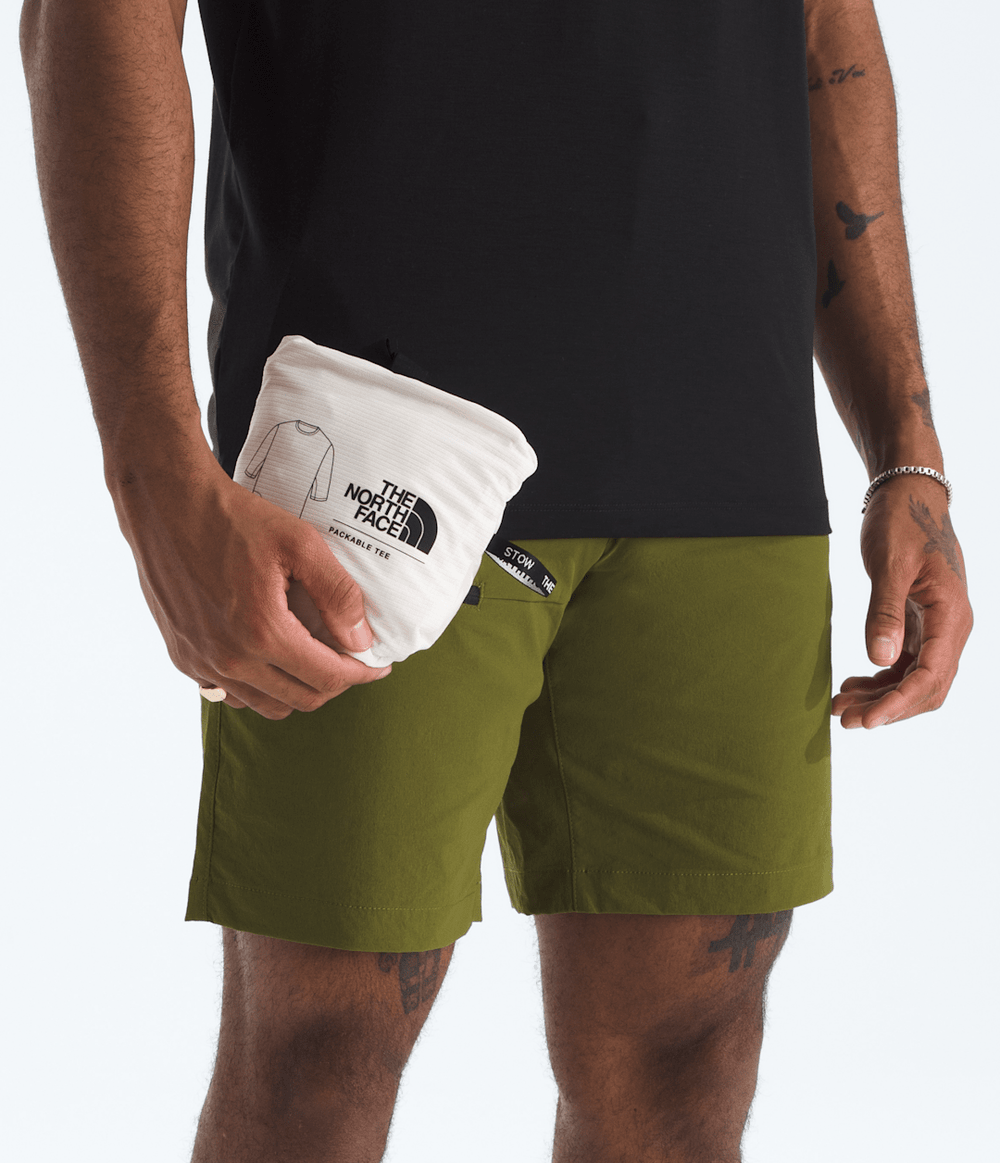Men’s LIGHTRANGE™ Packable Short-Sleeve Tee - White Dune