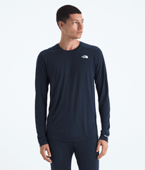 TNF X Smartwool Men’s Merino Blend 150 Long-Sleeve Crew - Deep Navy