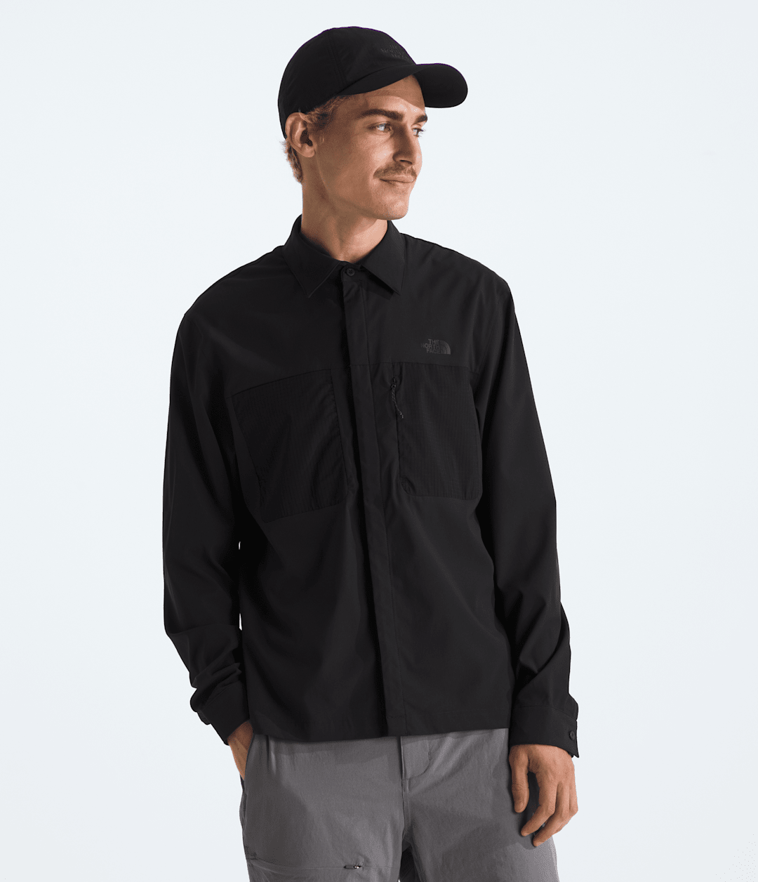 Men’s Long-Sleeve LIGHTRANGE™ Shirt - TNF Black