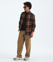 Men’s Arroyo Flannel Shirt—Plaid - Burnt Umber Macro Small Plaid