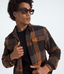 Men’s Arroyo Flannel Shirt—Plaid - Burnt Umber Macro Small Plaid