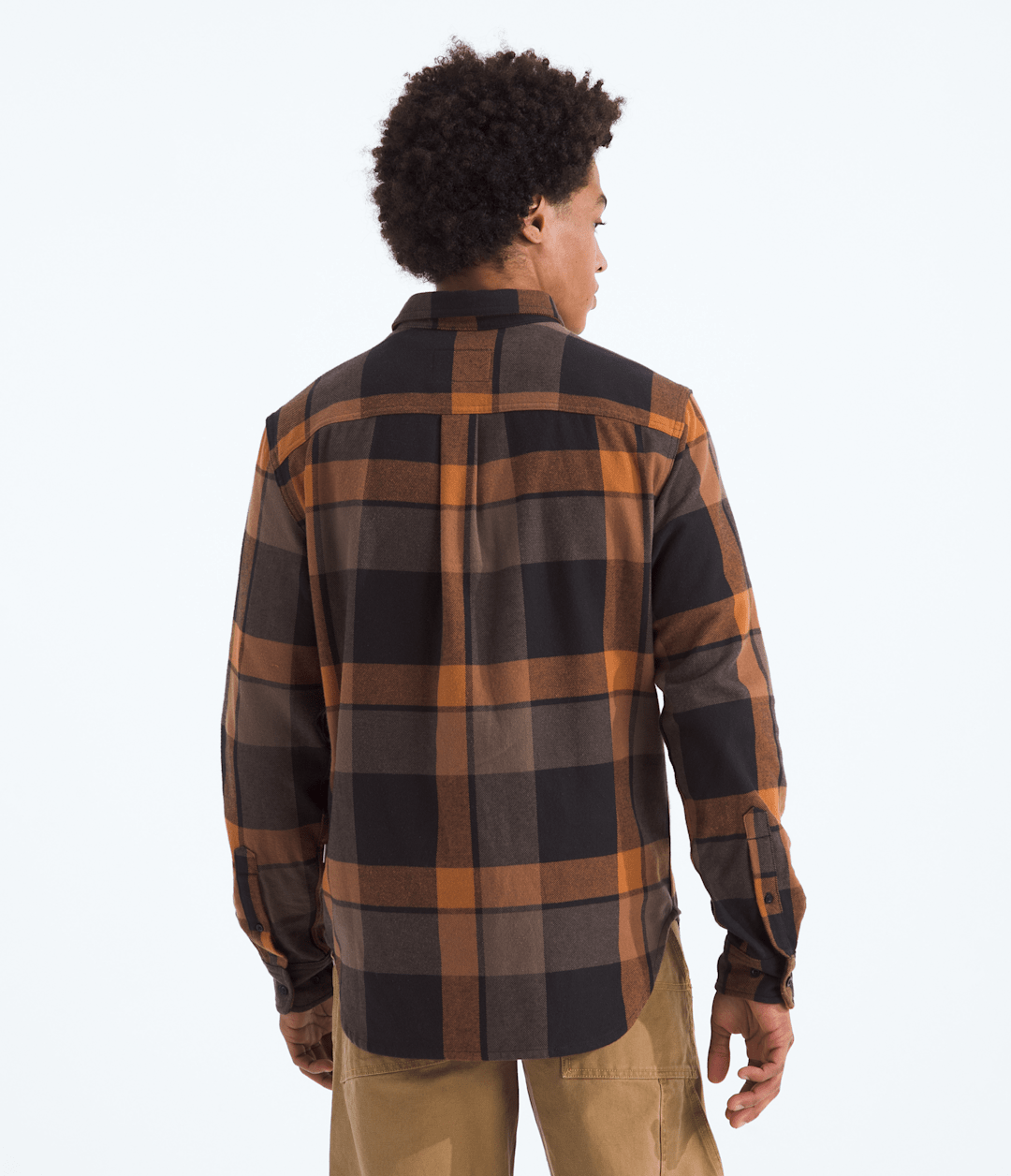 Men’s Arroyo Flannel Shirt—Plaid - Burnt Umber Macro Small Plaid