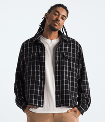 Men’s Valley Twill Utility Shacket - TNF Black Grid