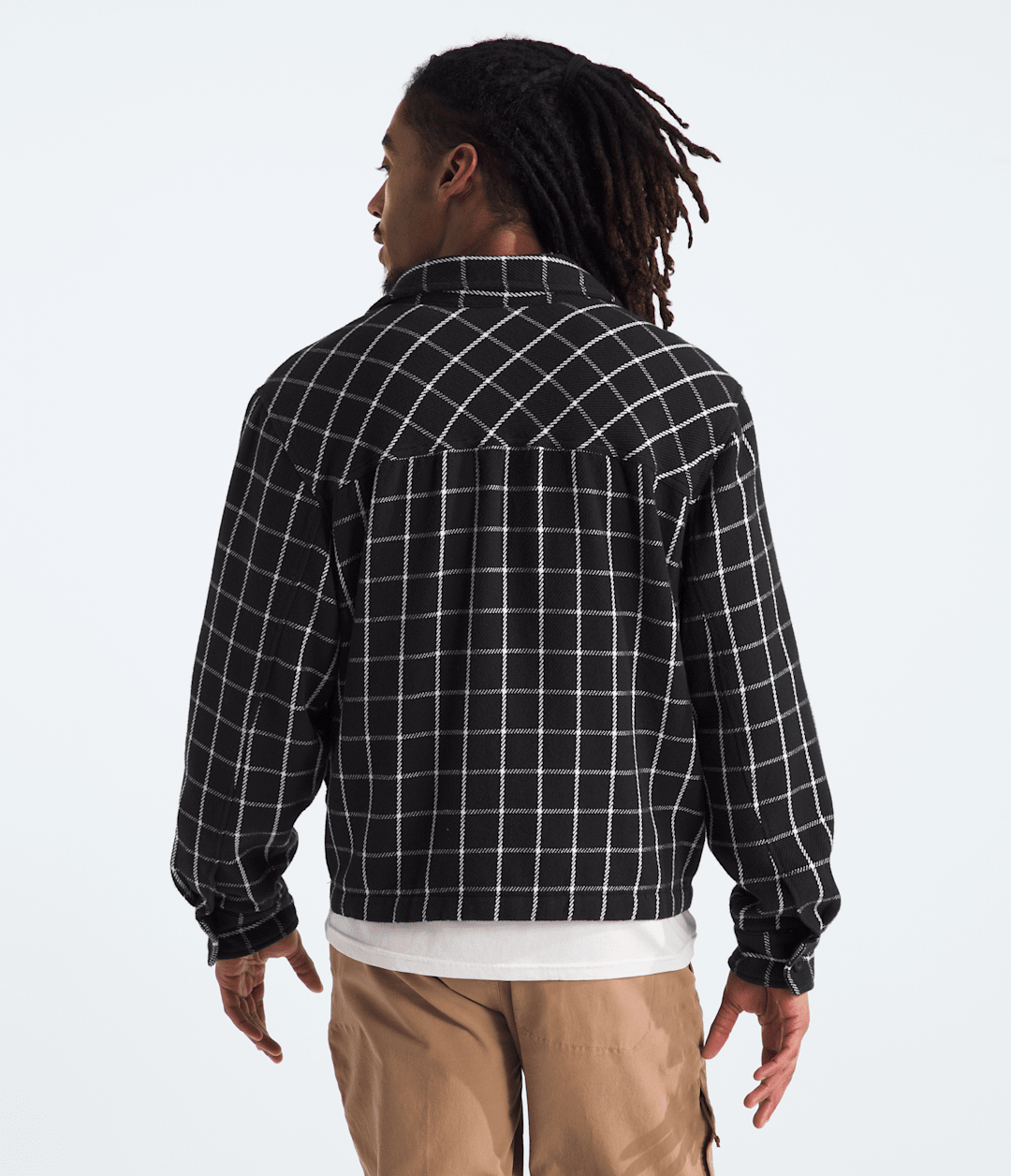 Men’s Valley Twill Utility Shacket - TNF Black Grid