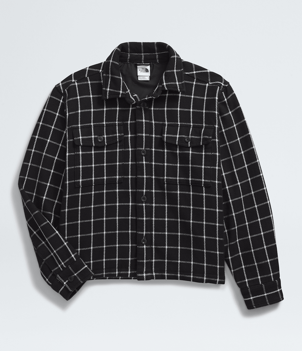 Men’s Valley Twill Utility Shacket - TNF Black Grid