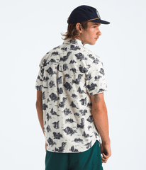 Men’s Short-Sleeve Baytrail Pattern Shirt - White Dune Yosemite Toile Print