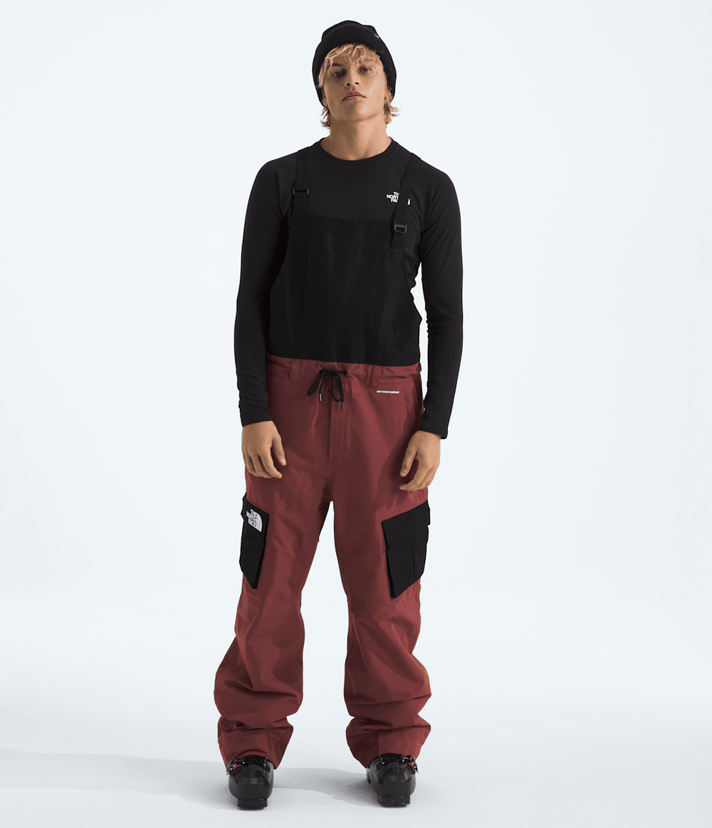 Men’s Dragline Bibs - Sumac/TNF Black