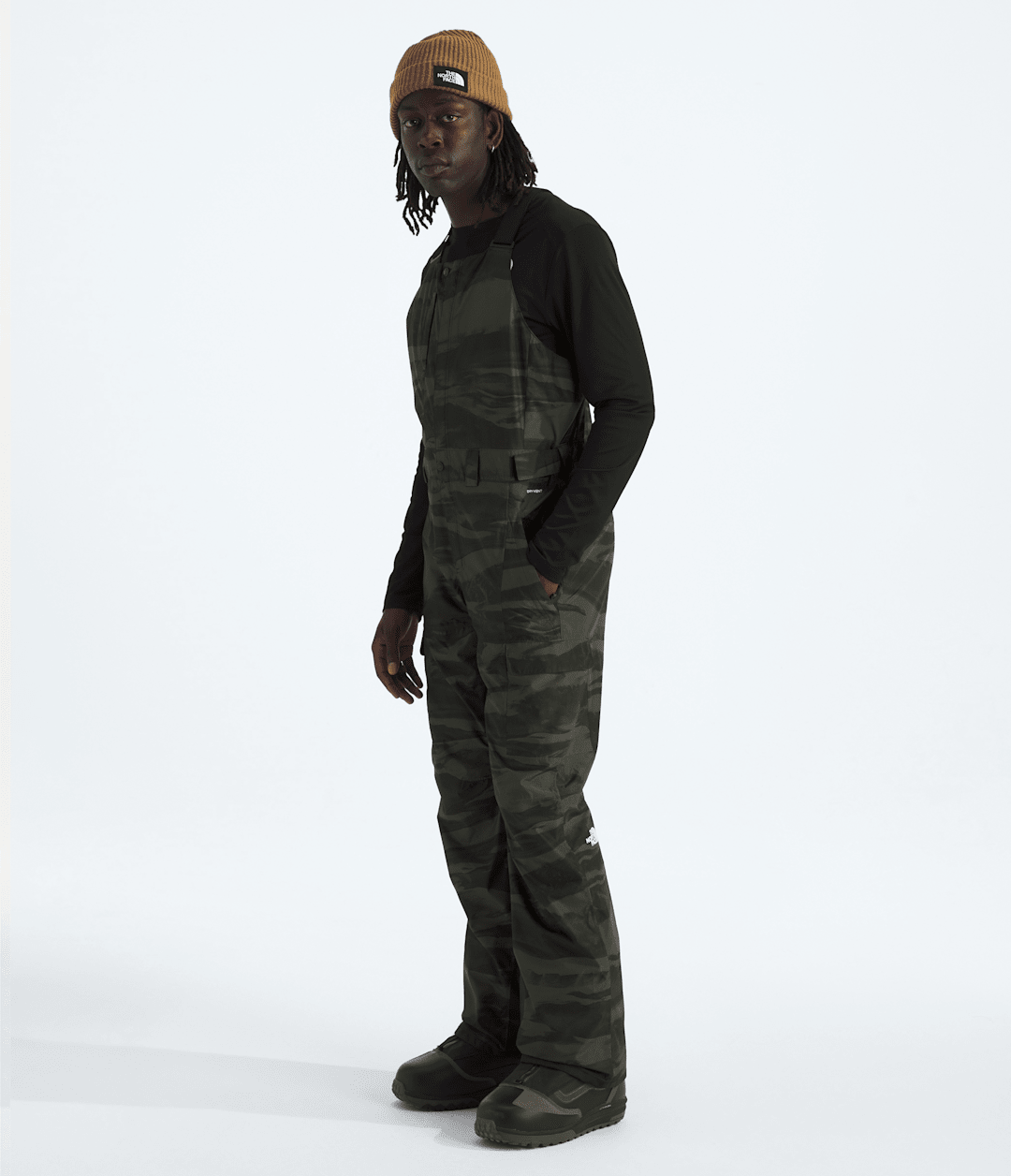 Men’s Freedom Bibs—Print - New Taupe Green Edge Of Light Print