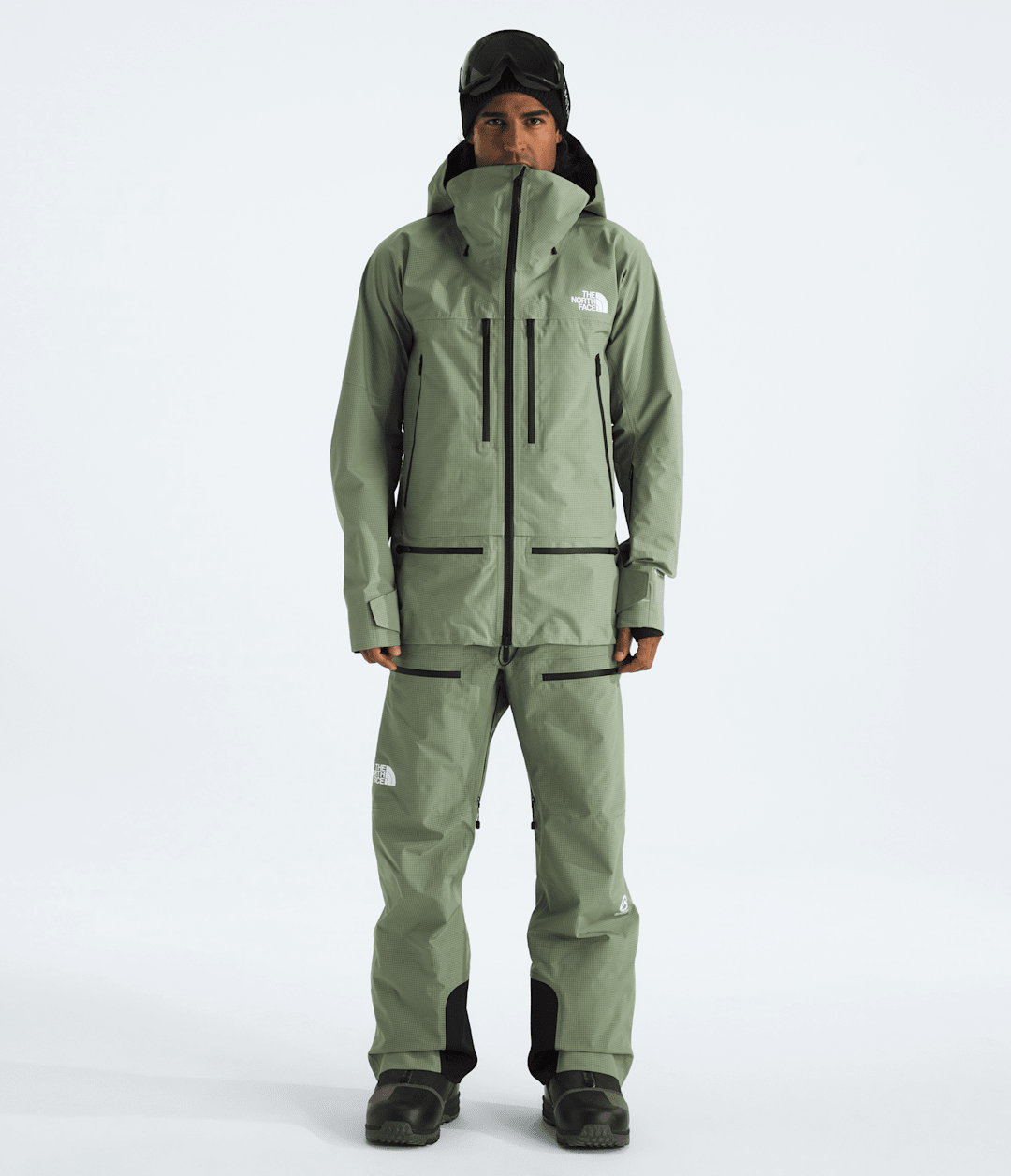 Men’s Summit Series Tsirku GORE-TEX® Pro Bibs - Bark Mist/TNF Black