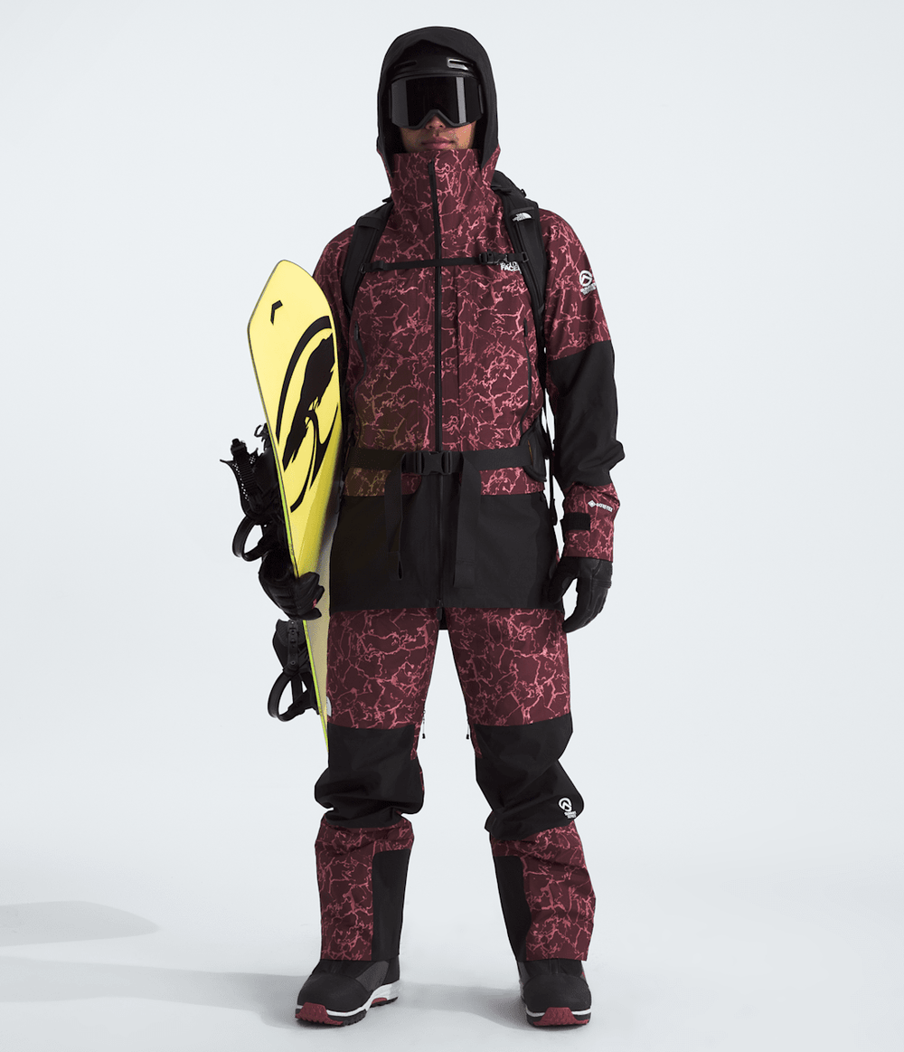 Men’s Summit Series Verbier GORE-TEX® Bibs - Alpine Plum Glacial Fracture Print