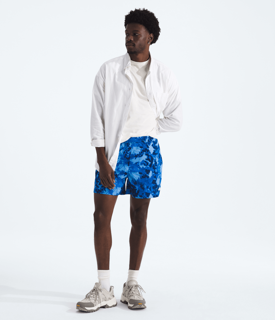 Men’s Class V Pathfinder Pull-On Shorts—5'' - Hero Blue Lux Print