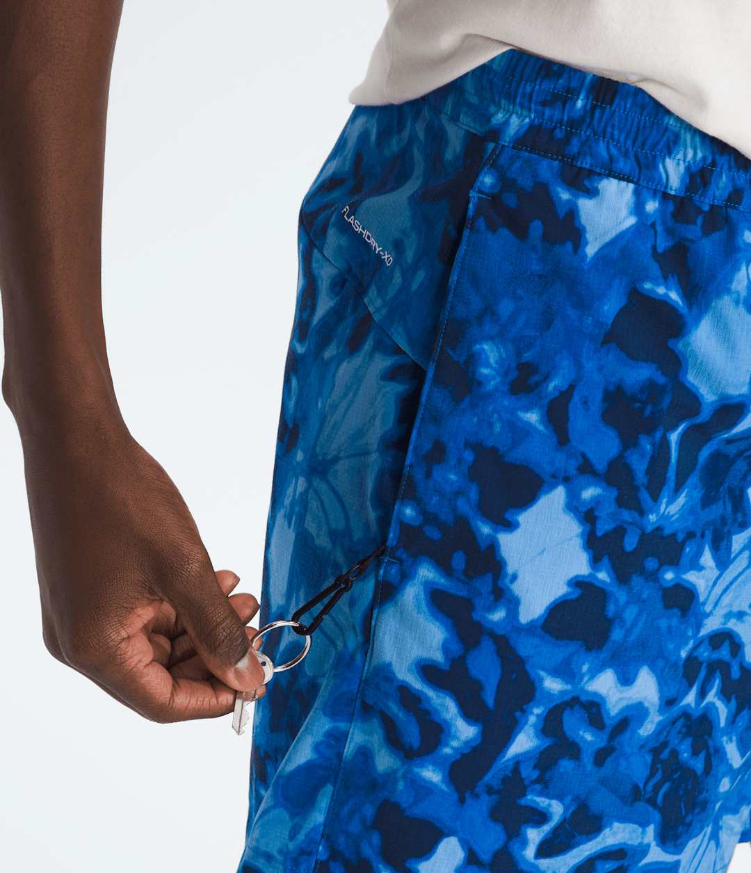 Men’s Class V Pathfinder Pull-On Shorts—5'' - Hero Blue Lux Print