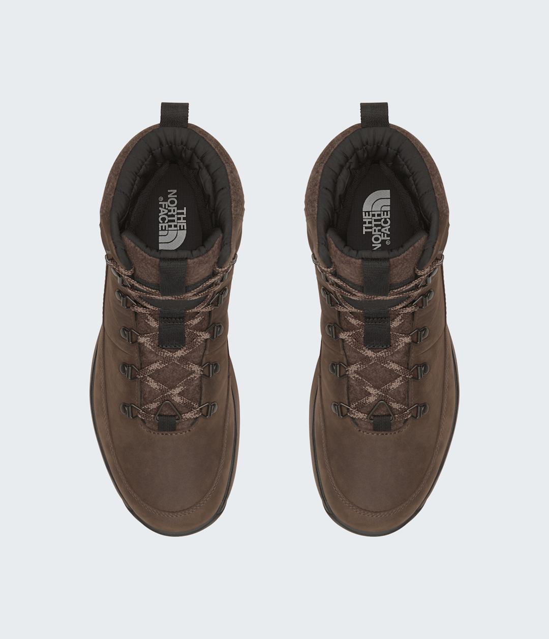 Men’s Bergen Leather Waterproof Boots - Demitasse Brown/TNF Black