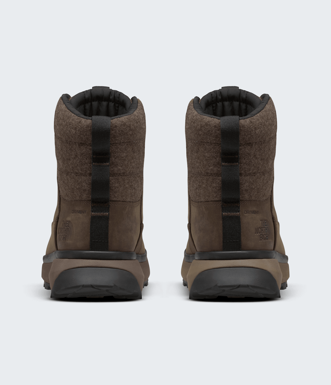 Men’s Bergen Leather Waterproof Boots - Demitasse Brown/TNF Black