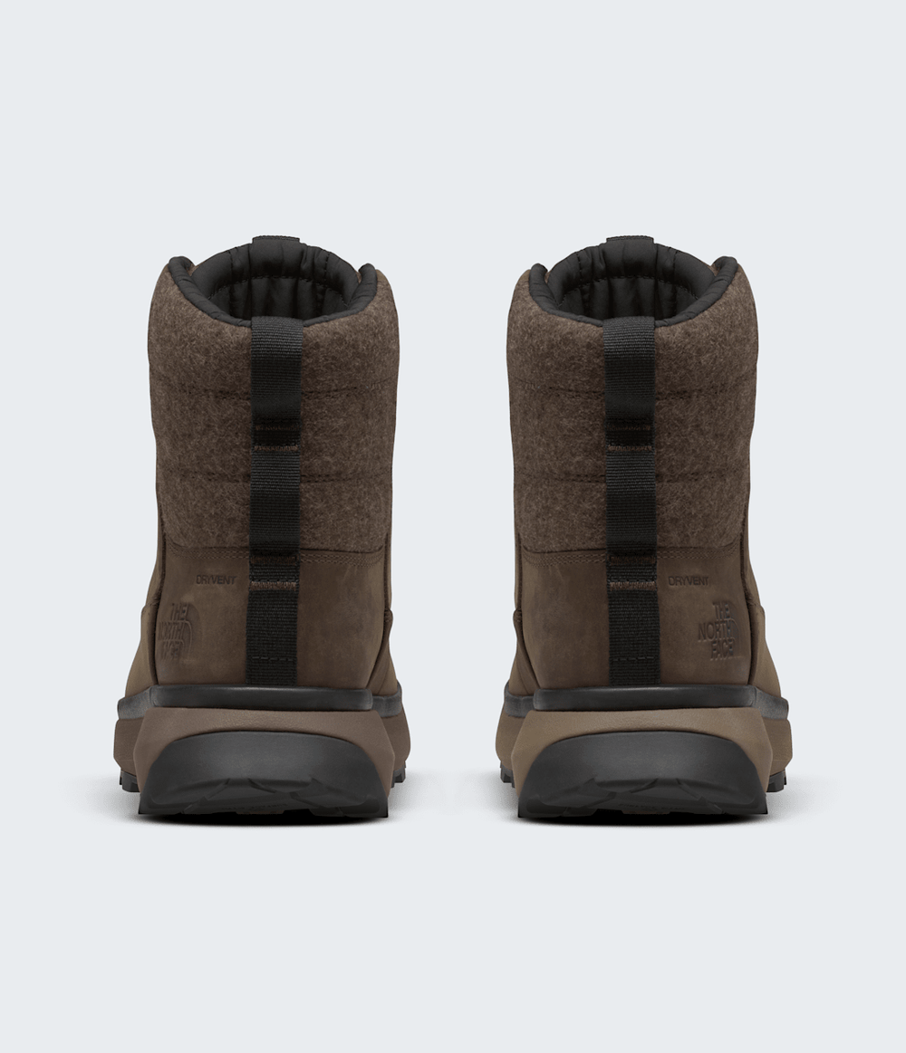 Men’s Bergen Leather Waterproof Boots - Demitasse Brown/TNF Black