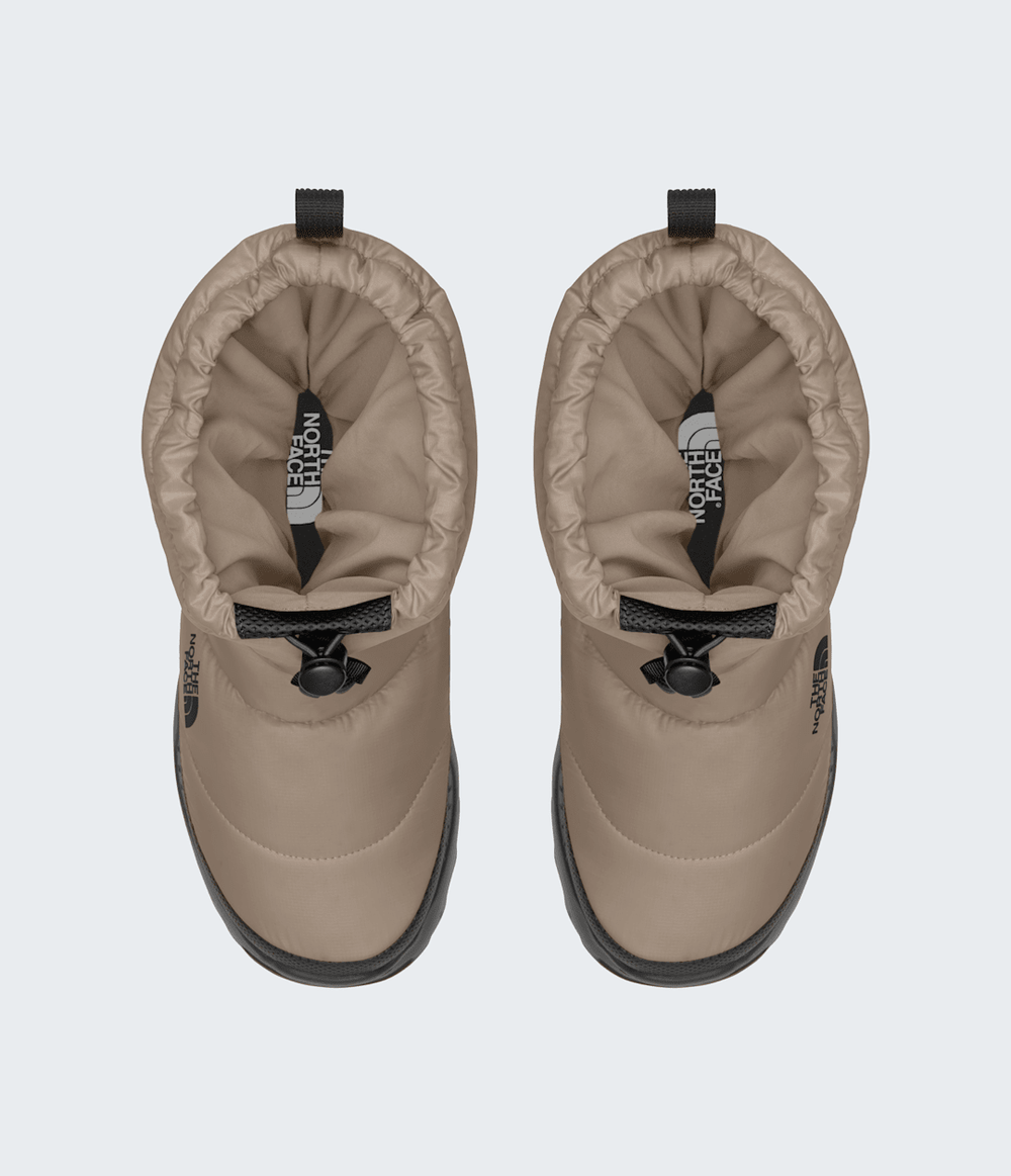 Nuptse Traction Booties - Mushroom Grey/TNF Black