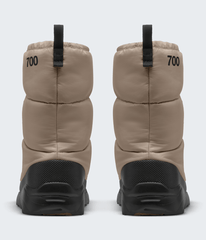 Nuptse Traction Booties - Mushroom Grey/TNF Black
