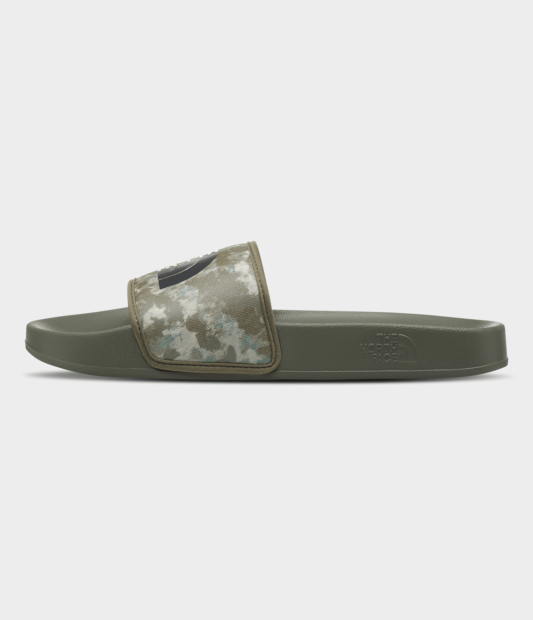 Men’s Base Camp Slides III - Military Olive Stippled Camo Print/TNF Black
