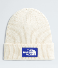 TNF™ Logo Box Cuffed Beanie - White Dune/TNF Blue