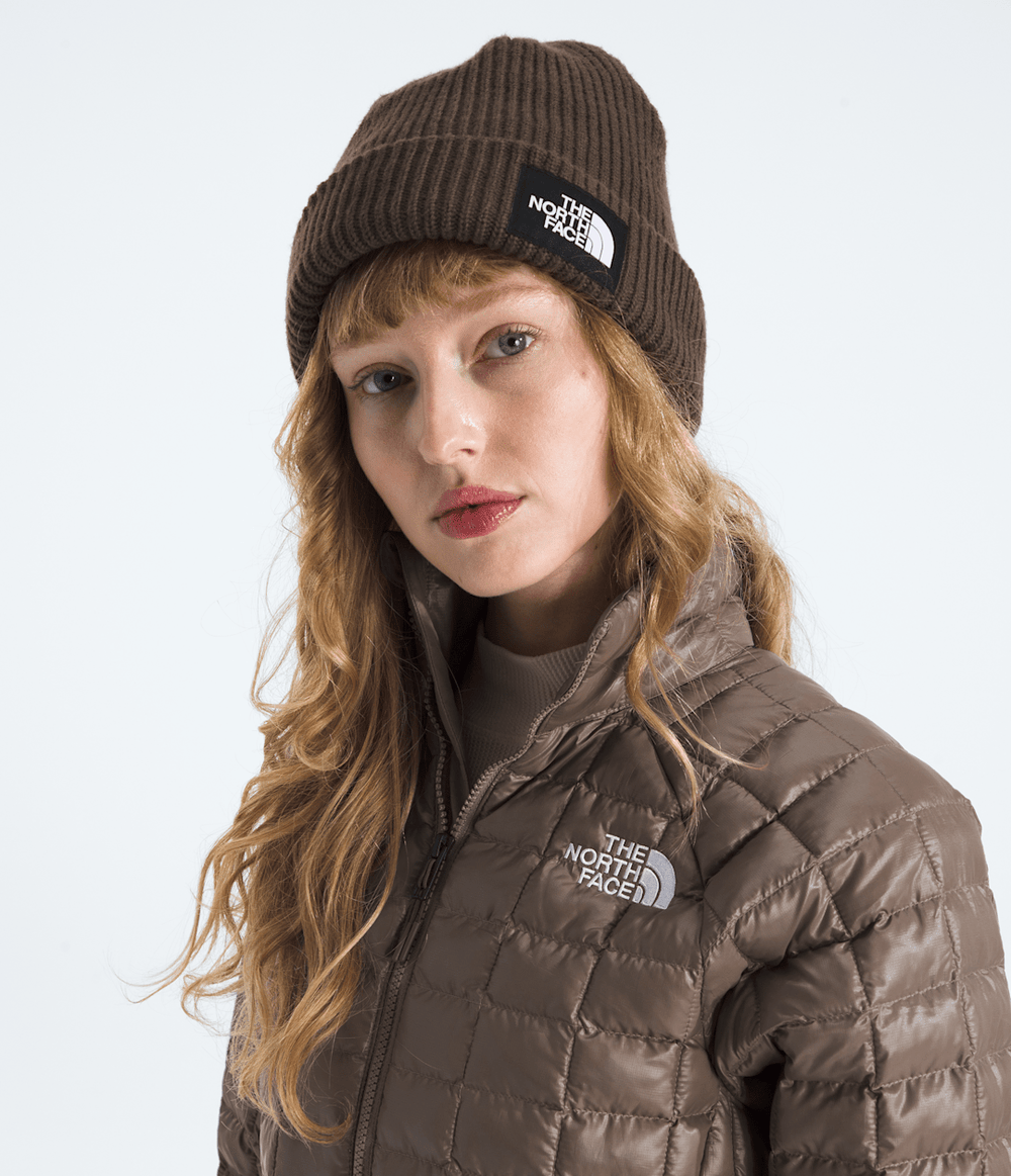 Salty Lined Beanie - Smokey Brown