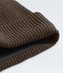 Salty Lined Beanie - Smokey Brown