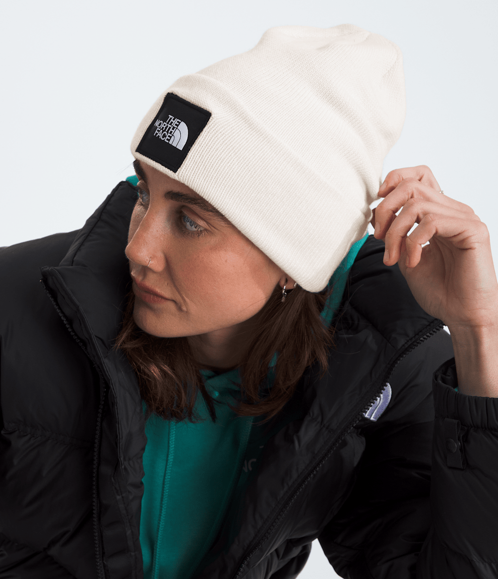 Big Box Beanie - White Dune