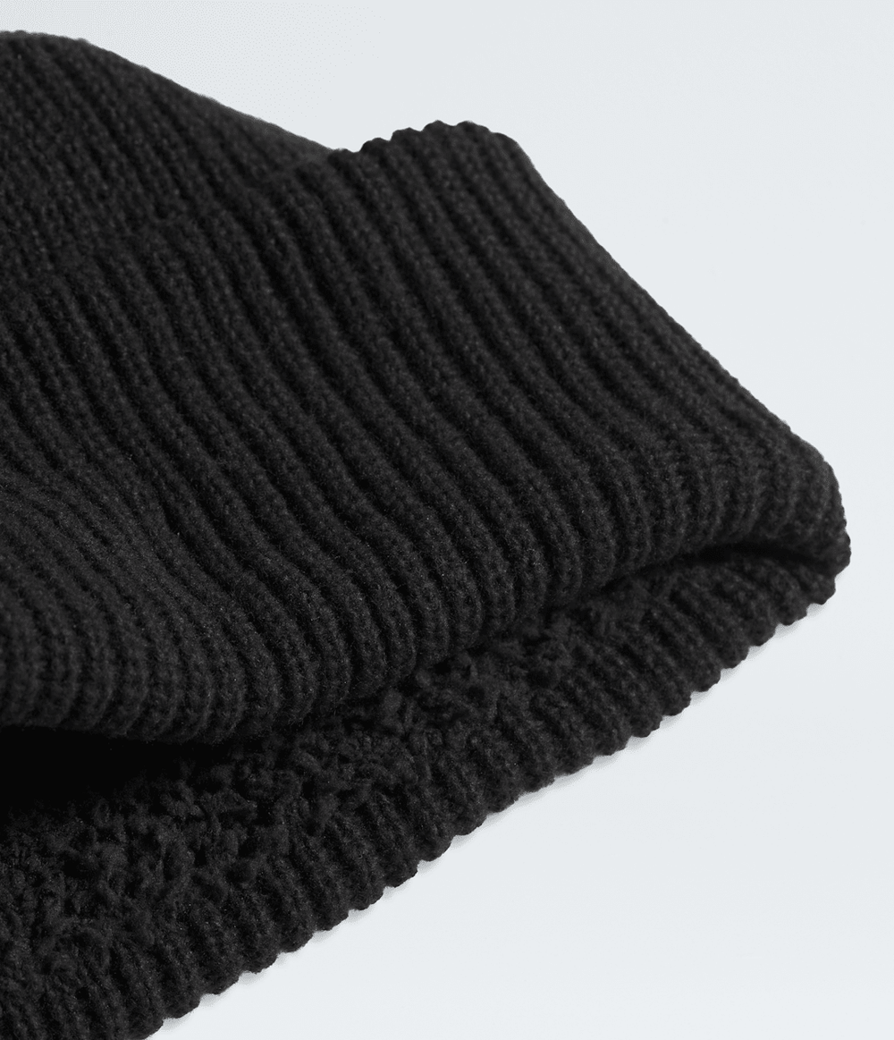 Salty Bae Lined Beanie - TNF Black