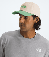 Roomy Norm Hat - Dimmed Algae / White Dune Raw Undyed