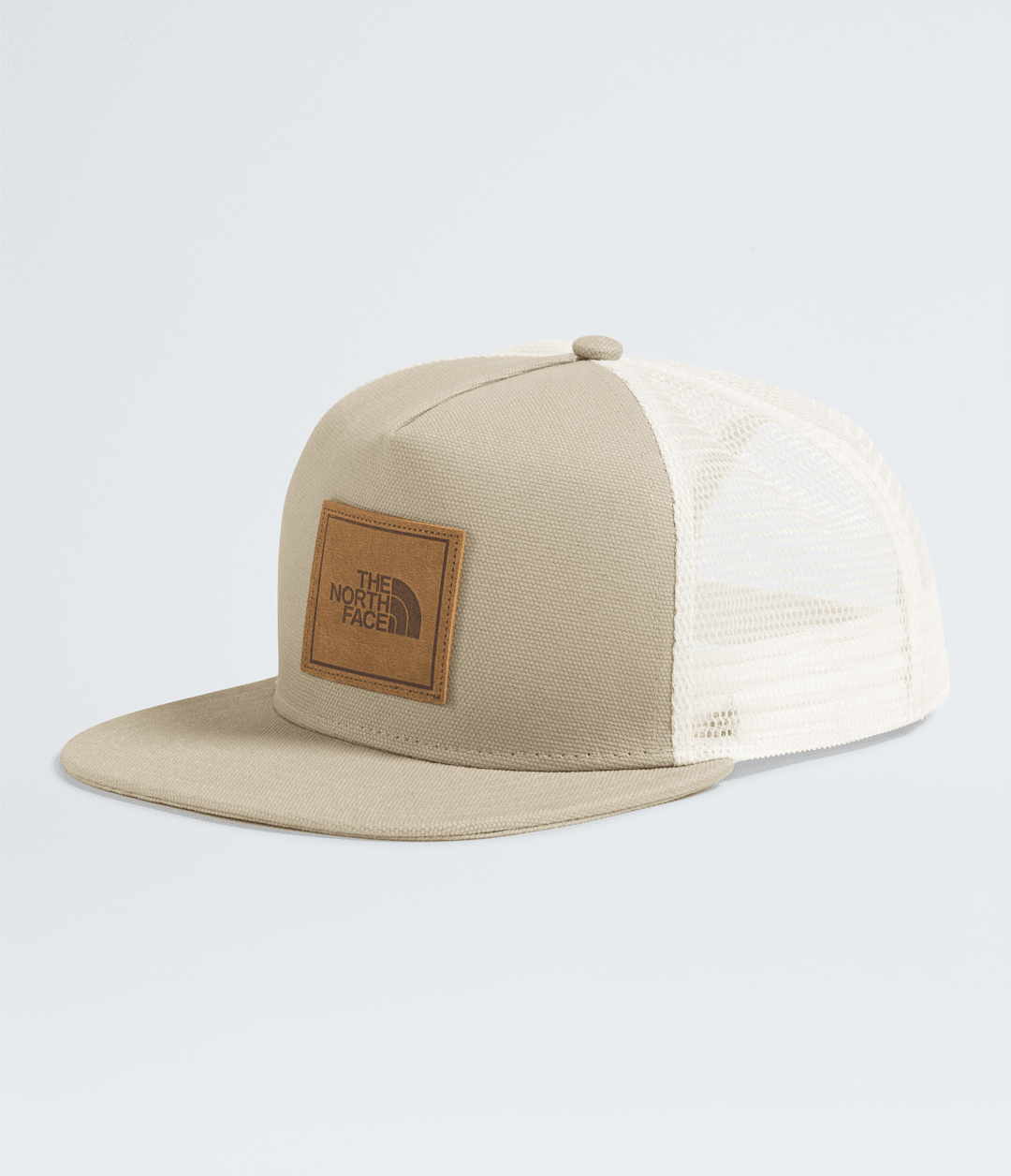 Half Dome Trucker Hat - Dune Beige/Leather Patch